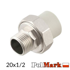 Американка 20х1/2 наружная резьба POLMARK PPR