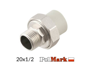 Американка 20х1/2 наружная резьба POLMARK PPR