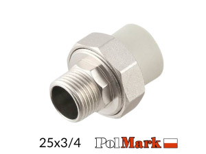Американка 25-3/4 зовнішнє різьблення POLMARK PPR
