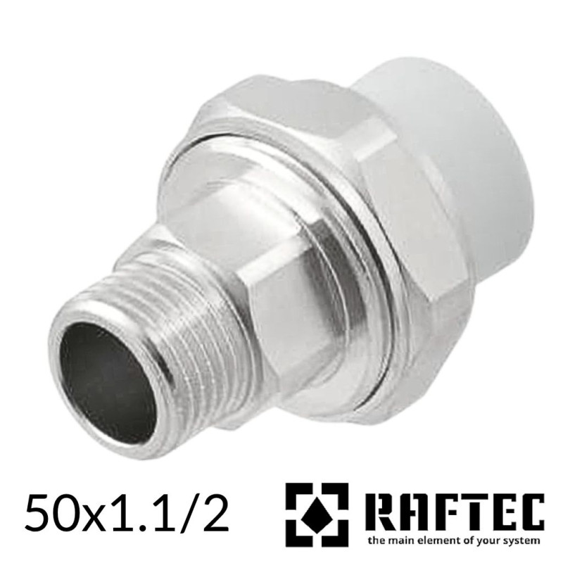 Фитинг американка с наружной резьбой 50х1/2 Raftec