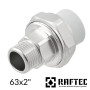 ППР Фітинг американська з зовнішньою різьбою 63х2 дюйма Raftec