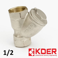 Фільтр грубої очистки 1/2 KOER Нікель