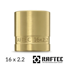 Гільза натяжна 16 x 2.2 RAFTEC PUSH латунна