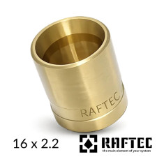 Гільза натяжна 16 x 2.2 RAFTEC PUSH латунна