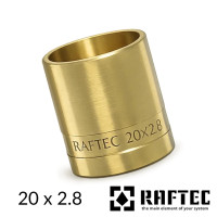 Гильза натяжная 20 x 2.8 RAFTEC PUSH латунная