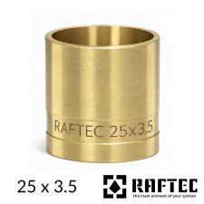 Гільза натяжна 25x 3.5 RAFTEC PUSH латунна