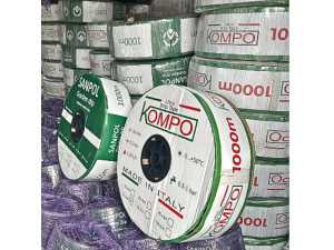 Крапельна стрічка KOMPO 300м х 20см (еміт.)  8mil 1,38л.