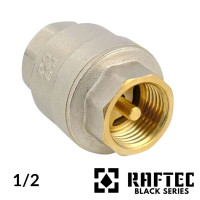 Клапан зворотний 1/2 RAFTEC BLACK Нікель