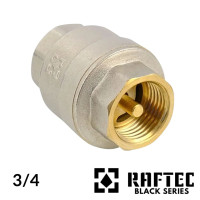 Клапан зворотний 3/4 RAFTEC BLACK Нікель