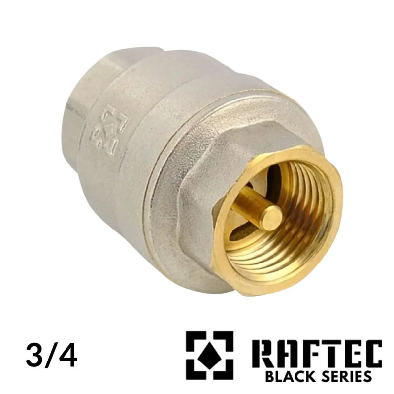 Клапан обратный 3/4 RAFTEC BLACK Никель