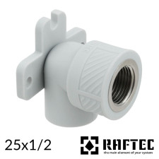 Настінне коліно 25-1/2 внутрішнє різьблення RAFTEC PPR 
