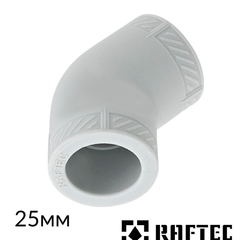 Угол полипропиленовый 25 мм на 45° Raftec
