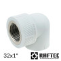 Куточок поліпропіленовий 32х1" дюйм 90° Raftec