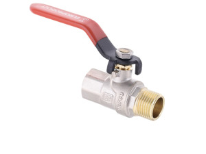 Кран 1 дюйм кульовий EUROPRODUCT ВЗ важіль (RED)