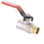Кран 1 дюйм шариковый EUROPRODUCT ВН Рычаг (RED)