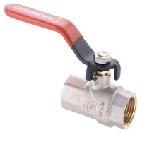 Кран 1 дюйм кульовий EUROPRODUCT ВВ важіль (RED)
