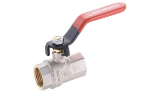 Кран 1 дюйм кульовий EUROPRODUCT ВВ важіль (RED)
