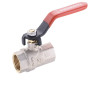 Кран 1 дюйм шариковый EUROPRODUCT ВВ Рычаг (RED)