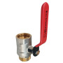 Кран 1 дюйм шариковый POLMARK Base ВН рычаг (RED)