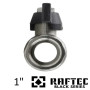Кран 1 дюйм шариковый RAFTEC НН бабочка (BLACK)