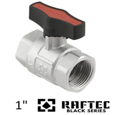 Кран 1 дюйм кульовий RAFTEC GOLD ВВ метелик (RED) PN50