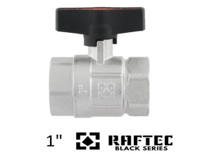 Кран 1 дюйм кульовий RAFTEC GOLD ВВ метелик (RED) PN50