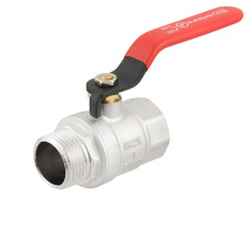 Кран 3/4 шариковый POLMARK Strong ВН рычаг (RED)