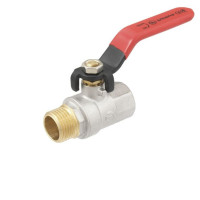 Кран 3/4 шариковый POLMARK Base ВН рычаг (RED)