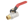 Кран 3/4 шариковый POLMARK Base ВН рычаг (RED)