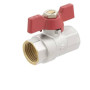 Кран 3/4 кульовий POLMARK Base ВВ метелик (RED) 