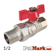 Кран з американкою прямий POLMARK 1/2 