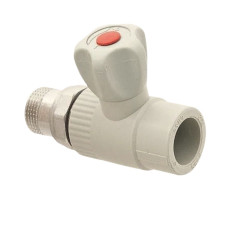 Кран радиаторный прямой 20х1/2 POLMARK PPR