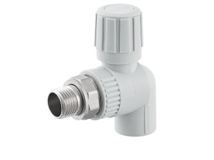 Кран радиаторный угловой 25х3/4 RAFTEC PPR