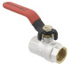 Кран 1 дюйм шариковый POLMARK Base ВВ рычаг (RED)
