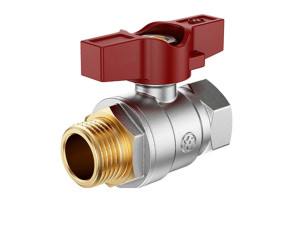 Кран шаровый 1/2 MIRAYA ВН бабочка PN40