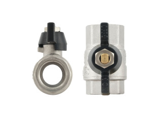Кран 1/2 кульовий RAFTEC ВВ метелик (BLACK)