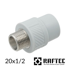 МРН 20х1/2 наружная резьба RAFTEC PPR