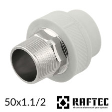 МРН 50х1,1/2 наружная резьба RAFTEC PPR