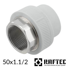 МРВ 50х1,1/2 внутренняя резьба RAFTEC PPR