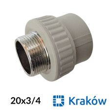 ППР Муфта с наружной резьбой 20 x 3/4 Krakow