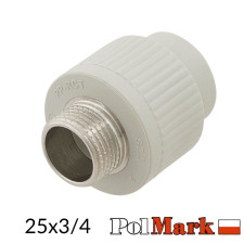 МРН 25х3/4 наружная резьба POLMARK PPR