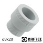 Муфта редукционная полипропиленовая 63х20 Raftec