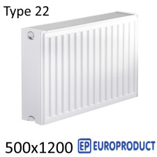 Радиатор стальной EUROPRODUCT 22 500х1200 боковое подключение