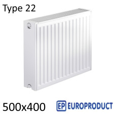 Радиатор стальной EUROPRODUCT 22 500х400 боковое подключение