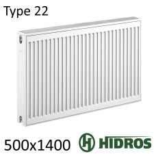 Радиатор стальной HIDROS 22 500х1400 боковое подключение