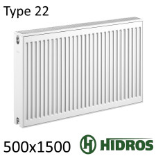 Радиатор стальной HIDROS 22 500х1500 боковое подключение