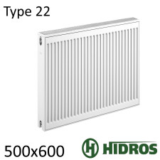 Радиатор стальной HIDROS 22 500х600 боковое подключение