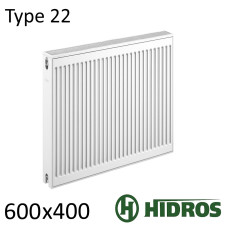 Радиатор стальной HIDROS 22 600х400 боковое подключение