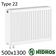 Радиатор стальной HIDROS 22 500х1300 нижнее подключение