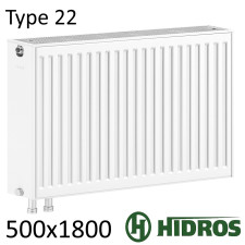 Радиатор стальной HIDROS 22 500х1800 нижнее подключение